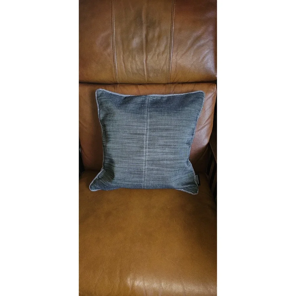 LoveSac Sectional PILLOW -COVER ONLY- Dual-Sided‎ Linen Blend/Tweed Herringbone